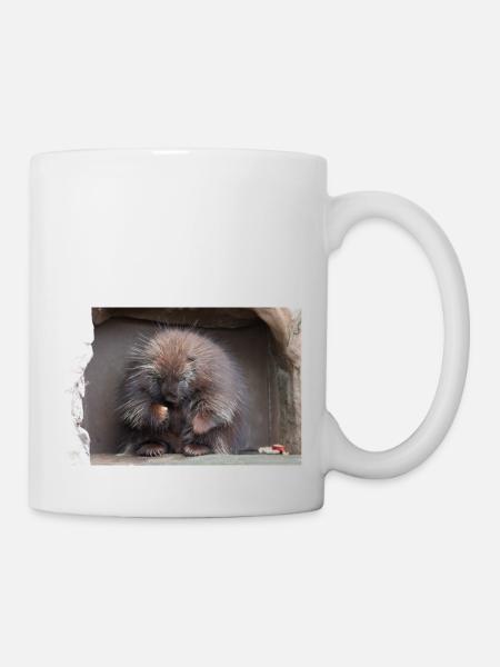 Baumstachler Neuweltstachelschweine Erethizontidae - Tasse - Weiß