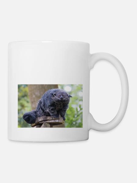 Binturong auch Bebärkatze Marderbär Arctictis - Tasse - Weiß