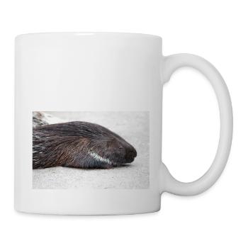 Porcupine als Porky (in german Stachelschwein) - Mug - white - Right