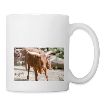 Ankole-Watusi oder Ankole Longhorn Watussirind - Tasse - Weiß - Rechts