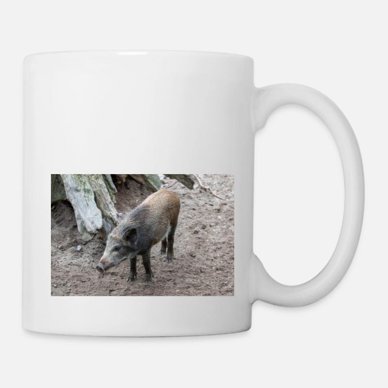 Wildschwein Sus scrofa - Tasse - Weiß