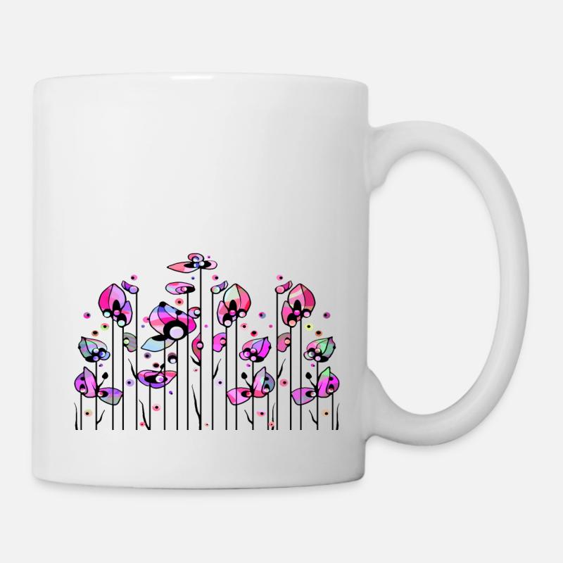Fleur - Mug blanc - blanc
