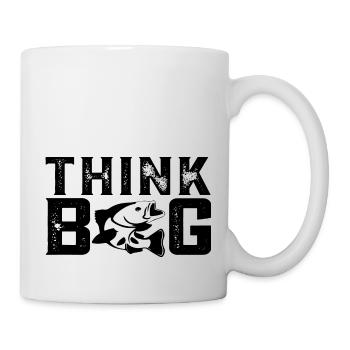 Think Big Angler Fishing - Mug - white - Right