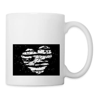 CŒUR DE COCAÏNE. L’amour passe par le nez. - Mug blanc - blanc - Droite