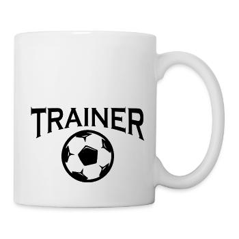 Fußball Soccer - Tasse - Weiß - Rechts