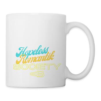 « HopelessRomantik Society » Rencontres drôles - Mug blanc - blanc - Droite