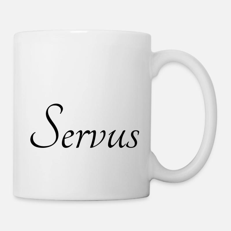 Servus - Tasse - Weiß