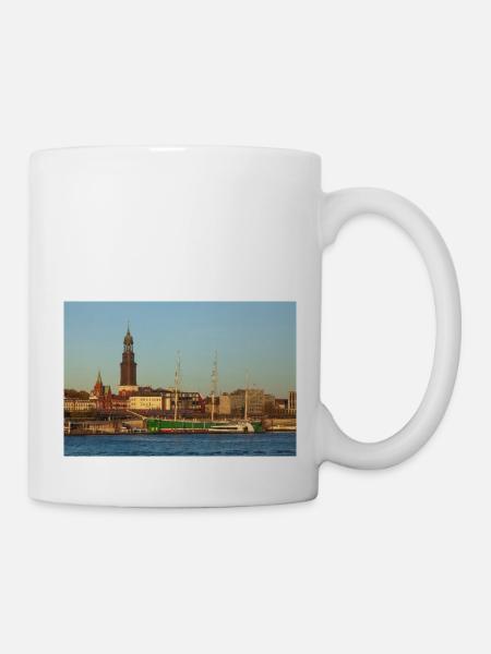 Elbe - Tasse - Weiß