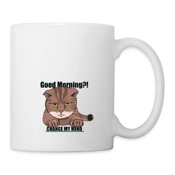Good Morning Cat - Grumpy - Mug - white - Right