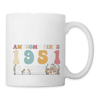 Awesome since 1951 72 Year of Perfection - 72nd - Mug - white - Right