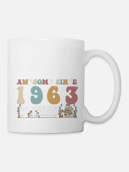 Génial depuis 1963 60 ans de perfection - 60ème - Mug blanc - blanc