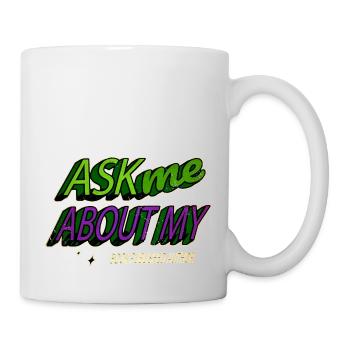 rédacteur idée cadeau costume drôle écrire - Mug blanc - blanc - Droite