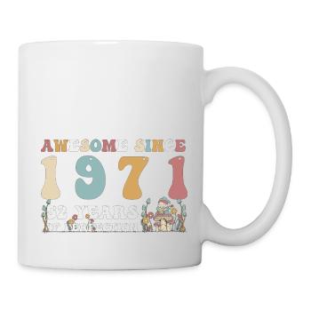 Génial depuis 1971 52 Année de Perfection - 52ème - Mug blanc - blanc - Droite