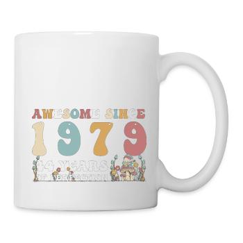 Großartig seit 1979 44 Jahr der Perfektion - 44. - Tasse - Weiß - Rechts