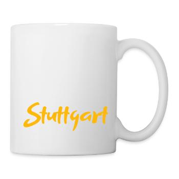 Verliebt in Stuttgart | Stuttgart Mitbringsel - Tasse - Weiß - Rechts