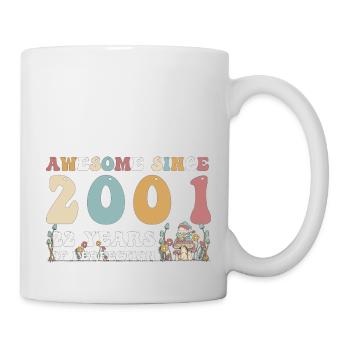 Génial depuis 2001 22 ans de perfection - 22ème - Mug blanc - blanc - Droite