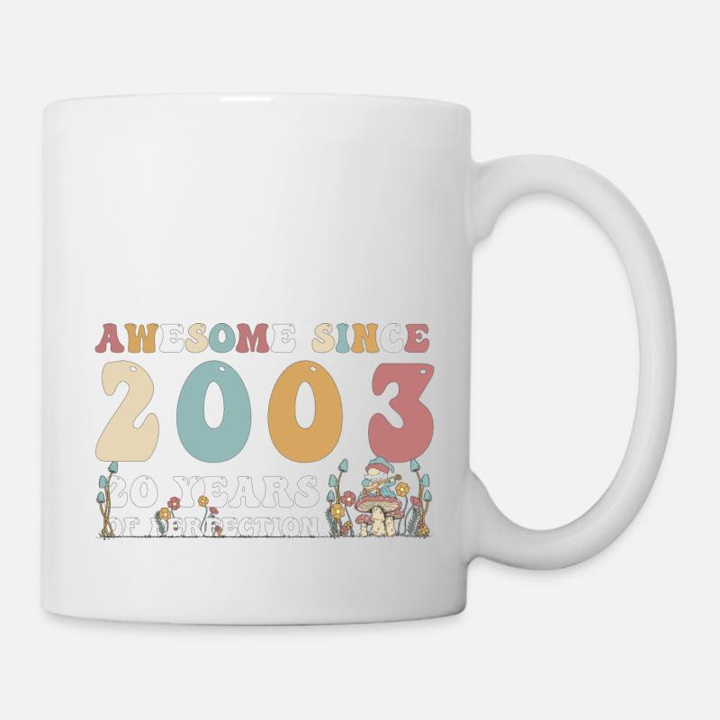 Génial depuis 2003 20 ans de perfection - 20ème - Mug blanc - blanc