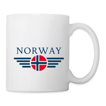 Norwegen - Tasse - Weiß - Rechts