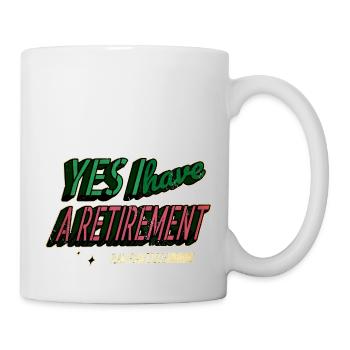 Déclaration cycliste Idée cadeau Natation amusante - Mug blanc - blanc - Droite