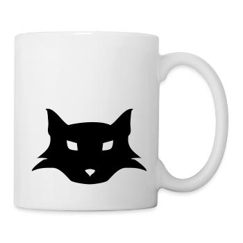 Wolf head - Mug - white - Right