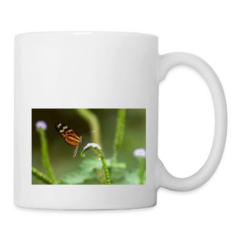 Schmetterling - Tasse - Weiß - Rechts