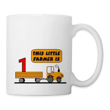 Bauer - Tasse - Weiß - Rechts