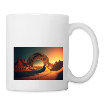 desert trip by daniel costa 3 - Mug - white - Right