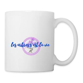 les arbres c'est la vie - Mug blanc - blanc - Droite