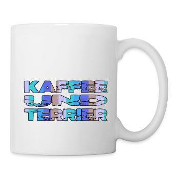 ich liebe kaffee coffeeshop bachhund hundefreund - Tasse - Weiß - Rechts
