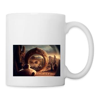 olho deserto by daniel costa - Mug - white - Right