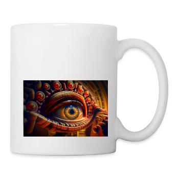 looking eye by daniel costa 3 - Mug - white - Right