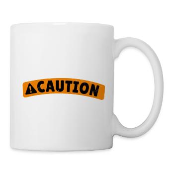 Attention Sans surveillance 4 - Mug blanc - blanc - Droite