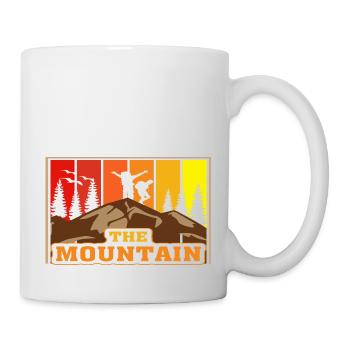 La Montagne - Mug blanc - blanc - Droite