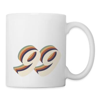 99th anniversary vintage - Mug - white - Right