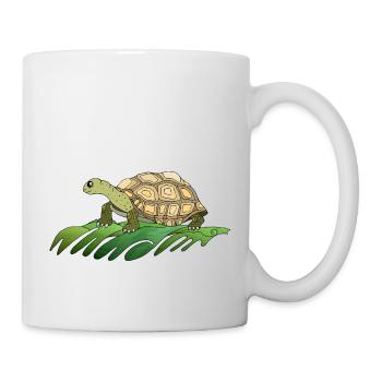 Tortue - Mug blanc - blanc - Droite