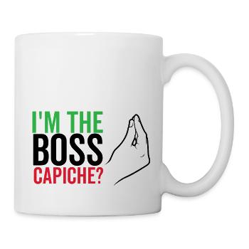 I'm The Boss Capiche - Mug - white - Right
