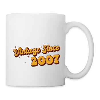 Millésime depuis 2007 16 ans - Groovy 16ème - Mug blanc - blanc - Droite
