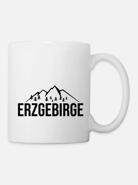 Erzgebirge - Tasse - Weiß