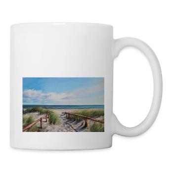 Ocean View: The Beauty of the Sea and it's ways - Mug - white - Right