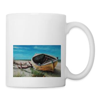 Riding the Waves: The Adventure of the Open Sea - Mug blanc - blanc - Droite