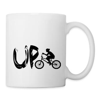 Marathon Triathlon Running Jogging Biking Cycling - Mug - white - Right