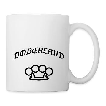 Doberland Schwarz - Tasse - Weiß - Rechts