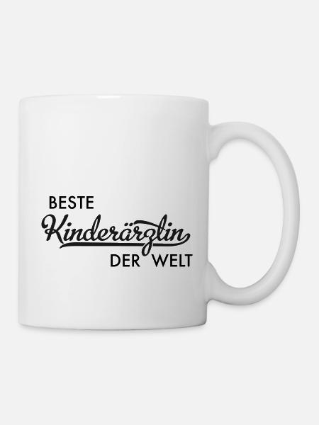 Beste Kinderärztin der Welt - Tasse - Weiß