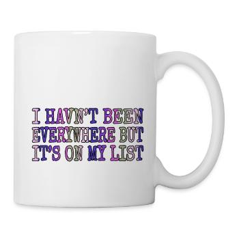 birthday cool forest animal eat sleep travel - Tasse - Weiß - Rechts