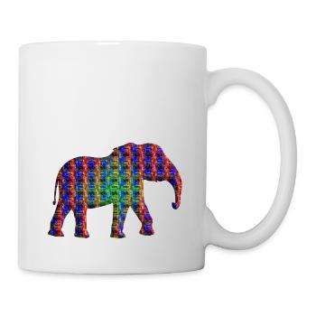 Elefant fantasy - Tasse - Weiß - Rechts