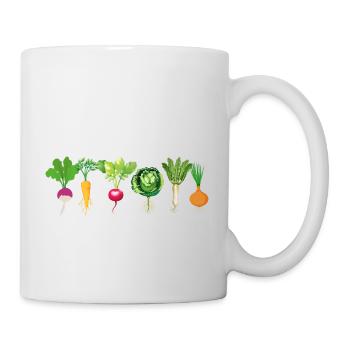 Funny Vegan Let's Root For Each Other - Mug - white - Right
