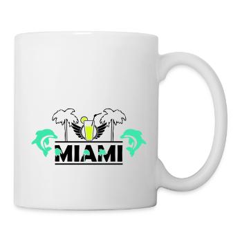 Miami - Mug blanc - blanc - Droite