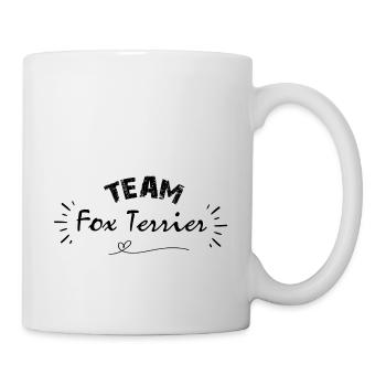 Team Fox terrier, idée cadeau pour ami des chiens - Mug blanc - blanc - Droite