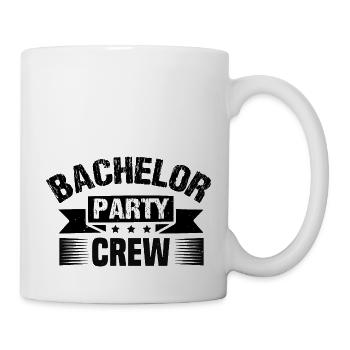 ÉQUIPAGE D’ENTERREMENT DE VIE DE GARÇON - Mug blanc - blanc - Droite
