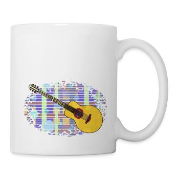 Gitarre - Tasse - Weiß - Rechts